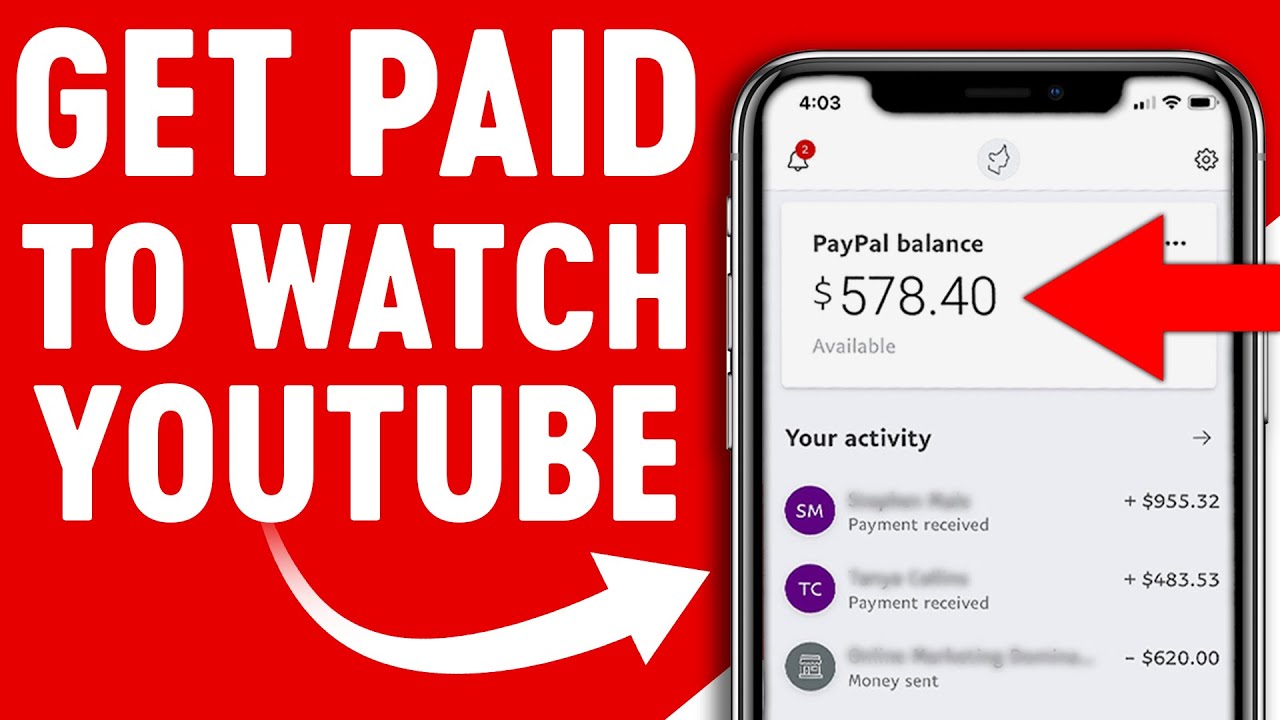 Make Money Online Watching YOUTUBE Videos! (Available Worldwide!)